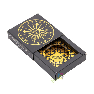 Customized hot sale small gift box hot stamping drawer gift box makeup mirror packaging box