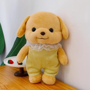 Sambelle Cute Kawaii Poodle muñeco de peluche 12cm Super suave cachorro perro juguete PP algodón relleno malla forro para aliviar el estrés para ODM - Product Image 6