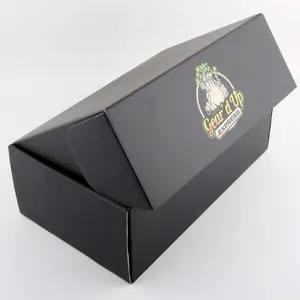 定制纸板包装邮寄移动运输黑色瓦楞纸箱零售纸箱小型企业运输箱
