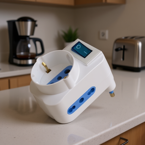 Adaptateur Triple Schuko 16A, Connecteur de Prise de Courant 10/16A - Product Image 3