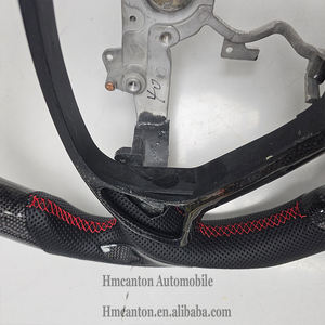 Volant de direction pratique en cuir perforé en carbone nid d'abeille, en promotion, pour Infiniti G27 G37 - Product Image 3