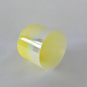HF Sound Healing 440Hz 432Hz Crystal Singing Bowls Gradient Yellow Cosmic Light Clear Quartz Crystal Sound Bowls Meditación
