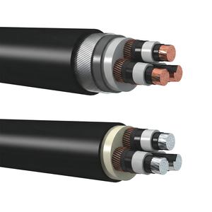Cable de Alimentación de Media Tensión con Aislamiento EPR y Cubierta de PE, Conductor de Al/Cu, 6/10kV 12/20kV 18/30kV, 3 Núcleos - Product Image 1