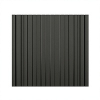 Panel de Cercado de Diseño Moderno, Resistente al Fuego, de Madera Compuesta WPC, para Revestimiento de Paredes Exteriores de Villas, Escaleras Exteriores y Baños