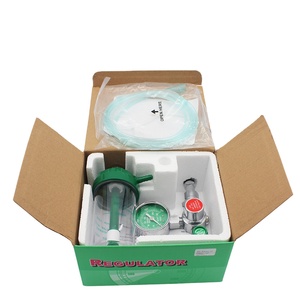 Regolatore di Pressione dell'Ossigeno Medico Portatile Manuale 18 bar Certificato ISO per Bombole - Product Image 1