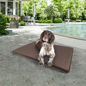 Letto campeggio esterno di lusso XL rettangolo ortopedico Memory Foam impermeabile rimovibile copertura lavabile per il cane che dorme - Product Image 3
