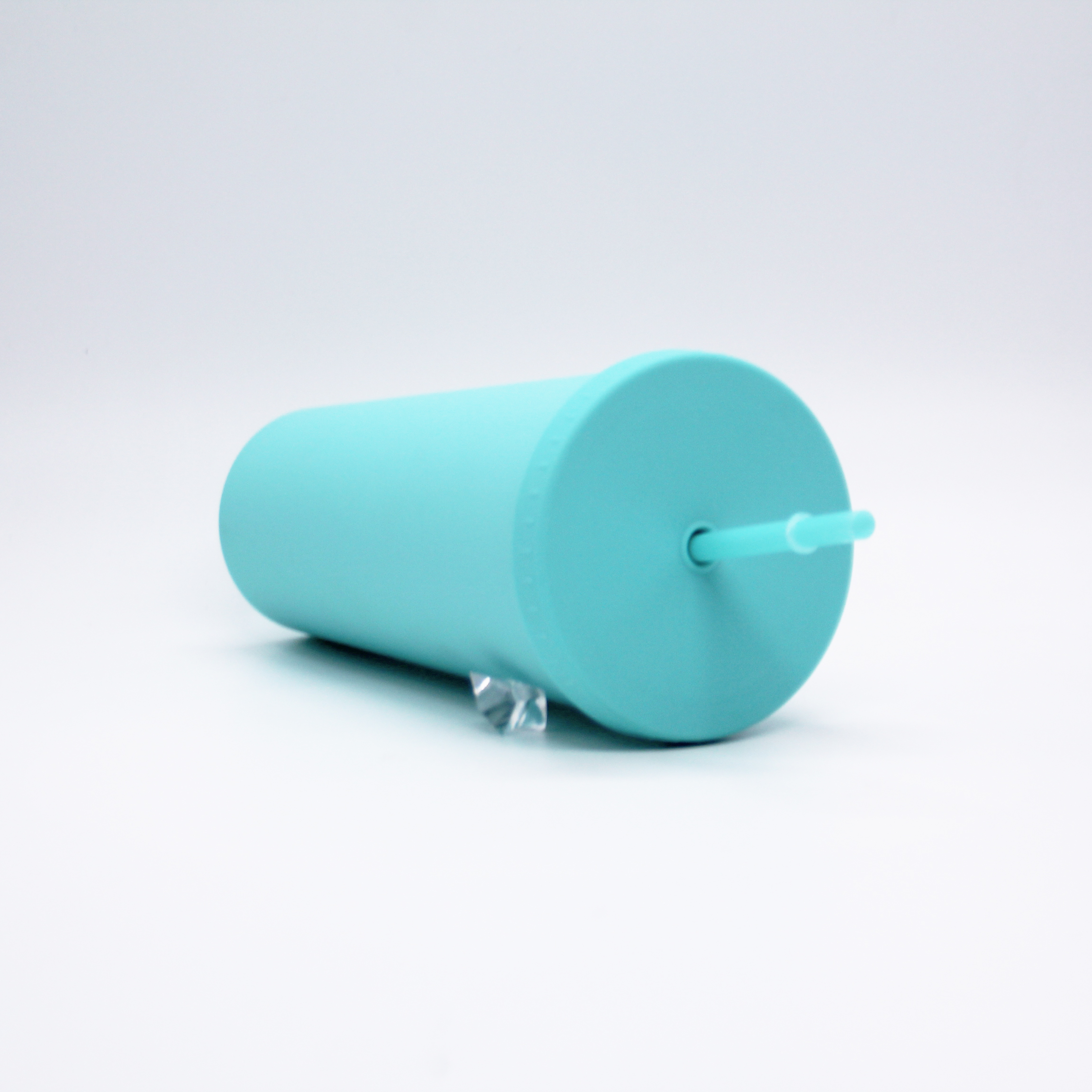 In Stock and Hot Selling 24oz Double Wall Matte Acrylic Straw Tumbler 720ml Matte Reusable Boba Tea Cup with Straw and Lid2