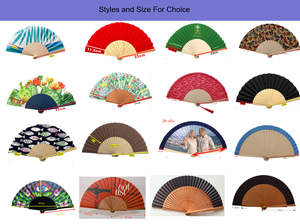 Spaans Souvenir Handventilator Effen Wit Linnen Hout Voor Gunsten - Product Image 6