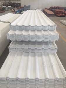 Panneau <span class=keywords><strong>de</strong></span> toiture en PVC trapézoïdal avancé, anti-UV, imperméable, résistant au vent, durable, solution <span class=keywords><strong>de</strong></span> toiture en PVC pour atelier et hangar - Product Image 1