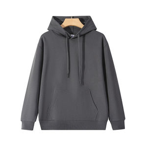 Fabricante al por mayor 320GSM ropa de invierno tejido polar mantener caliente en blanco para la impresión de logotipo personalizado Sudadera con capucha de los hombres - Product Image 4