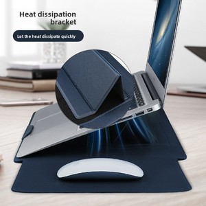Funda de Piel Personalizada para Portátil de 14 Pulgadas, Impermeable, Casual, Resistente, con Soporte, Portátil y Ligera para <span class=keywords><strong>Macbook</strong></span> <span class=keywords><strong>Pro</strong></span> - Product Image 2