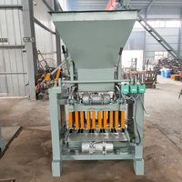 Pavage des cendres volantes Cinder béton brique creux ciment sable bloc faisant la machine manuel