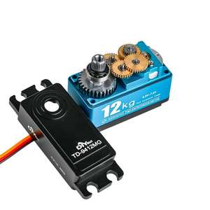 Servo Digital de Bajo Perfil TD-9412MG de 12 KG con Alto Torque, Motor de Escobillas de Carbón Totalmente Metálico, 180/270/360 Grados para Coche RC <span class=keywords><strong>1</strong></span>:<span class=keywords><strong>10</strong></span> <span class=keywords><strong>1</strong></span>:8 y Robot - Product Image 2