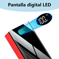 Batterie externe 50000mAh, charge rapide maximale 22,5W, chargeur de batterie de téléphone portable portable avec 4 sorties et 3 entrées, batterie externe