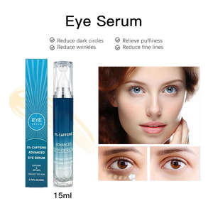 Crema Contorno de Ojos Orgánica con Cafeína y Rodillo para Ojeras, Hinchazón, Arrugas y Efecto Lifting - Con Vitamina C y Ácido Hialurónico - Sérum para Ojos para Mujeres - Product Image 2