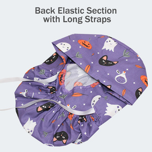 Cappelli Chirurgici a Forma di Zucca Natalizia, Berretti Medici <span class=keywords><strong>per</strong></span> Dottori con <span class=keywords><strong>Capelli</strong></span> Lunghi, Comodi Cappelli da Infermiera <span class=keywords><strong>per</strong></span> Halloween - Product Image 3