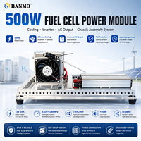 Module d'alimentation à pile à combustible BANMO 500W avec dissipateur thermique, ventilateur, radiateur, onduleur, convertisseur, sortie AC, système d'assemblage de châssis