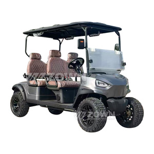 Hot Sale 4 Seater Electric Golf Cart 72V Lithium Battery 5KW Motor Off-Road Tires for Resort Sightseeing & Hunting - Product Image 5
