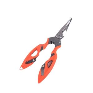 Alicates de Pesca de Acero Inoxidable con Punta Curva, Multifuncionales, Cortador de Señuelos, Herramienta para Atar Anzuelos, Duraderos para Uso en Exteriores - Product Image 1