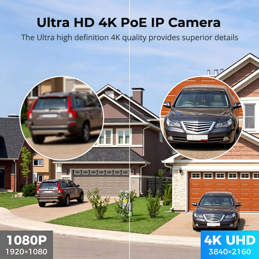 Indoor Day/Night IR Dome Camera 4MP/5MP/8MP 4K HD CMOS IP Camera PoE One-Way Audio Full Color Motion Detection Home Security · image 3
