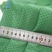 Tissu en maille à œillets floraux 220 g/m² pour maillots de basketball, tissu en maille à œillets pour survêtements sportifs en nylon, matière pour shorts Drifit