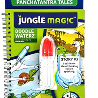 Ensemble de peinture pour enfants, livre de peinture à l'eau magique, sûr et respectueux de l'environnement, livre de peinture à l'eau aux motifs exquis