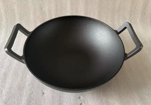 36cm gang preseasoned chảo dễ thương thiết kế kim loại công cụ nhà bếp - Product Image 3