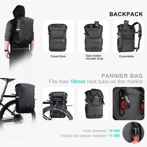 Free sample Outdoor 25L PVC Waterproof Submersible Zipper Customized PVC Waterproof Dry <b>Bag</b> Hiking Backpack Modern Design - Product Image 4
