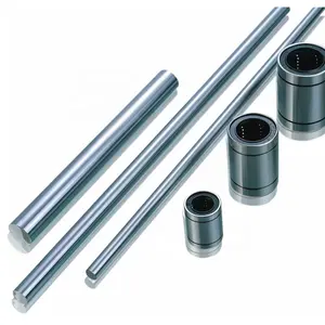 Linear Shaft Cylindrical Chrome Steel Precision Linear Shaft Diameter 6 8 10 12 18 20 25 30 40 50 60 70 80 Mm