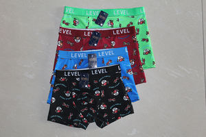 Schattige Stijl Mid-Rise Kinderboxerondergoed Zacht En Comfortabel Jongensslip Met Cartoonprint - Product Image 2