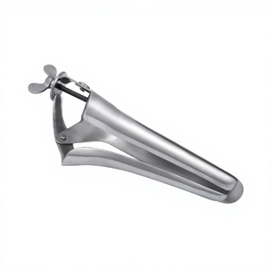 Premium-Qualität Polansky Edelstahl Veterinär-Spekulum mit drei Klingen, manuell betrieben, breites chirurgisches Instrument - Product Image 1