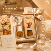 Diffuseur d'huiles essentielles pour voiture, flacon en verre de 8 ml avec bouchon en bois, parfum longue durée, fragrance naturelle pour voiture