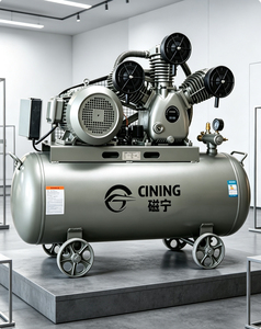 Compresor de Aire de Pistón Recíproco Pequeño de 3 Cilindros, Serie CINING HDW, Alimentado por CA de 380V, Baja Vibración, Estable, Refrigerado por Aire, Portátil - Product Image 4