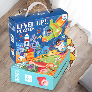 2024 nuovi prodotti cartone animato principessa pirata dinosauro elfo modello di carta personalizzata 60 pz <span class=keywords><strong>puzzle</strong></span> giocattolo educativo precoce per bambini - Product Image 2
