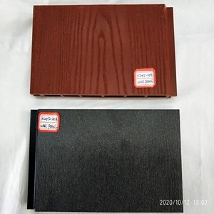 Valla compuesta WPC de alta calidad con poste de aluminio, certificado CE, costo barato, 6 pies de alto para uso doméstico, diseño de superficie en relieve - Product Image 5