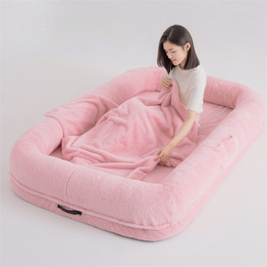 <span class=keywords><strong>Sofa</strong></span> tempat tidur kain lepas pasang, dapat dicuci, ukuran ekstra besar untuk anjing raksasa dan orang yang malas, bentuk persegi panjang. - Product Image 4