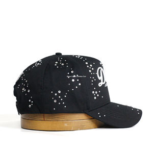 Casquette de baseball originale de haute qualité à 5 panneaux, noire, motif Stargazing What Would Dandy Do, vente en gros - Product Image 3