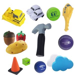 Juguete Antiestrés de Espuma de PU Personalizado, para Niños y Adultos, en Forma de Pelota, de Rebote Lento - Product Image 1