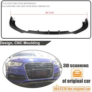 Alerón Delantero de Fibra de Carbono para Automóvil de Fábrica para <span class=keywords><strong>Audi</strong></span> A3 Sline S3 Sedán <span class=keywords><strong>2013</strong></span> 2014 2015 2016, Divisor de Labios Inferiores - Product Image 5