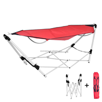 Hamac portable de voyage avec support Hamac pliant pour le camping