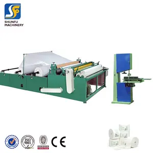 Automatic Professional Toilet Paper Rewinder Machine / Paper Slitting and Rewinding Machine