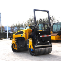 Compacteur de rouleau de route vibrant de 3000kg et 3 tonnes Compacteur de sol automatique