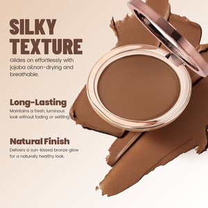 Etiqueta privada de larga duración suave de larga duración maquillaje CREMA CONTORNO OEM vegano impermeable multiusos bronceador Facial - Product Image 3