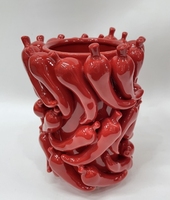 Ornements en céramique en forme de piment 3D, décorations de jardin, de maison et de Noël pour l'automne et l'hiver