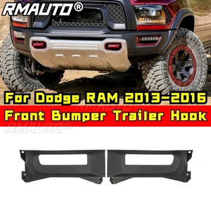 Front Bumper Trailer <b>Hook</b> Cover Plate Decorative Frame For Dodge RAM 2013-2016 Body Kit <b>Car</b> Accessories - Product Image 2