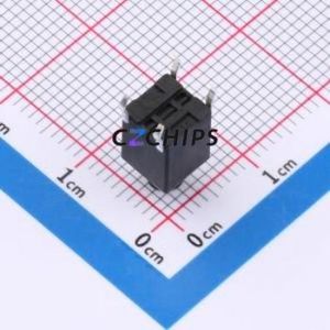 TP13012611 Tactile Switch Through hole Component (THT),6x6mm Switch Single Pole Single Throw Round Button 2.6N Through Hole - Product Image 2