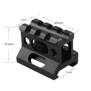 Riel guía elevador <span class=keywords><strong>de</strong></span> 3 ranuras 20 T, soporte <span class=keywords><strong>de</strong></span> 20 mm, riel <span class=keywords><strong>de</strong></span> acero, convertidor <span class=keywords><strong>de</strong></span> instalación, riel guía telescópico para linterna láser - Product Image 5