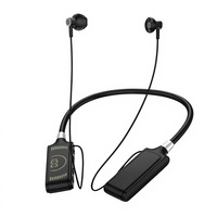 Écouteurs sans fil tour de cou en gros Bluetooth 5.4 avec affichage numérique LED, basses stéréo, Type-C, longue autonomie pour le sport et la course à pied