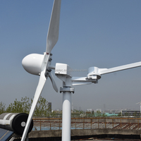 Moteur d'éolienne horizontale de 2 kW avec générateur à aimants permanents triphasé certifié CE