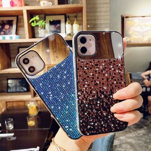 Uslion — coque <span class=keywords><strong>de</strong></span> té<span class=keywords><strong>l</strong></span>éphone à miroir scintillant, étui <span class=keywords><strong>de</strong></span> prise en diamant pour <span class=keywords><strong>iphone</strong></span> 12, 11pro, max, xs, 8 - Product Image 2